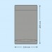 Σακουλάκια DOY-PACK KRAFT χωρίς παραθυρο 13x22,5cm σετ/100 14-682